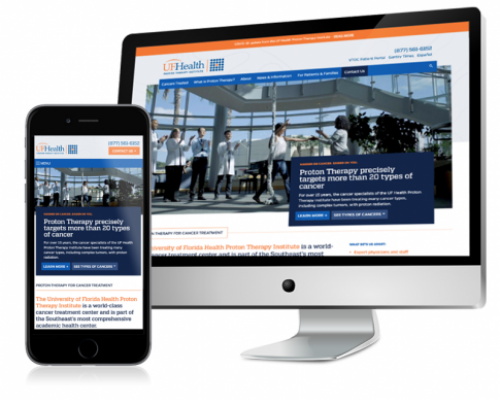 New UF Health Proton Therapy Website